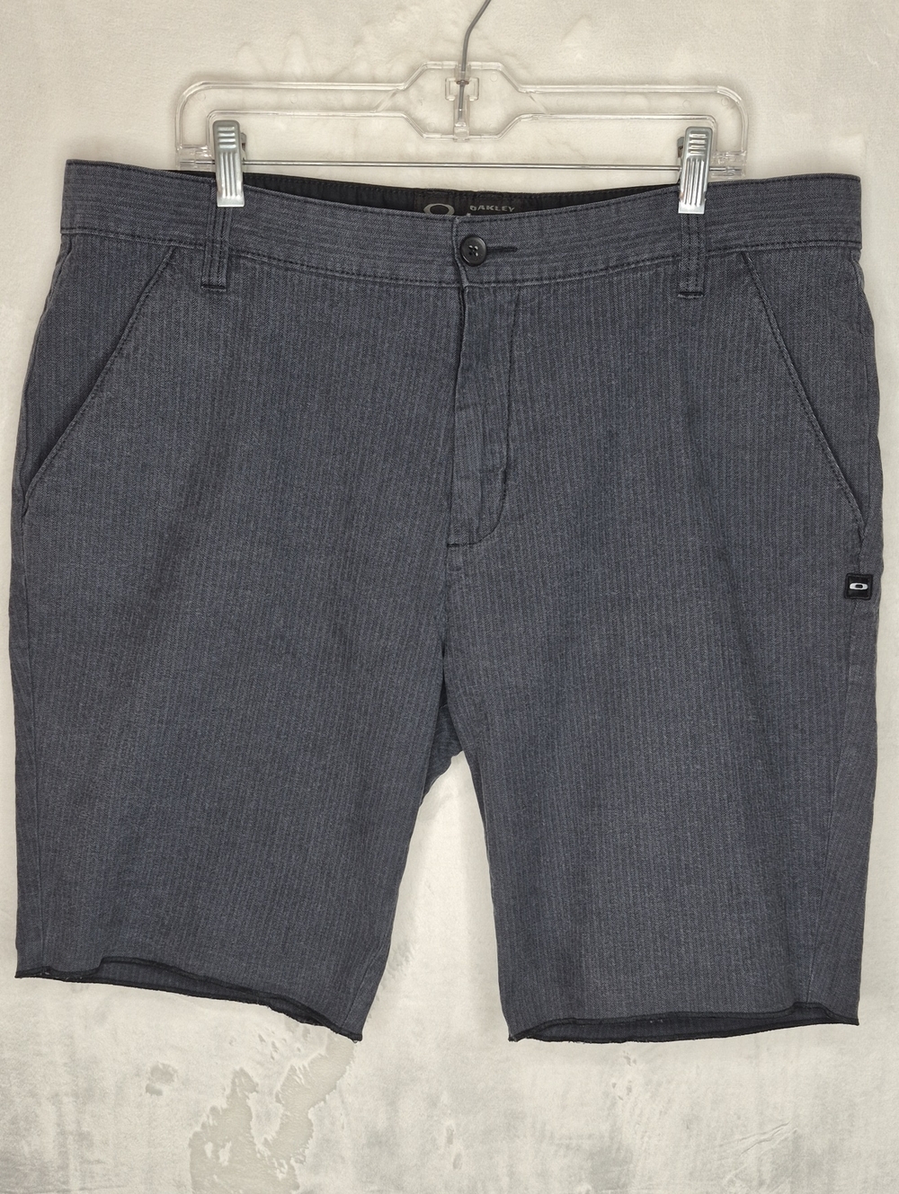 Oakley Men's Gray Performance Hybrid Golf Shorts Slim Fit Size 40W